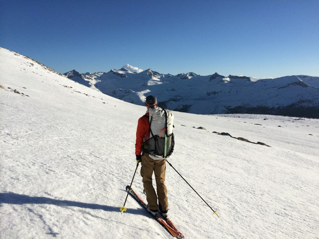 Skiing in the backcountry