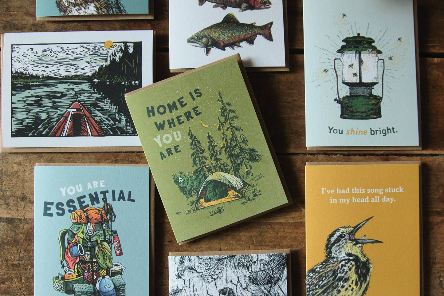 You Amaze Me Northern Lights Greeting Card