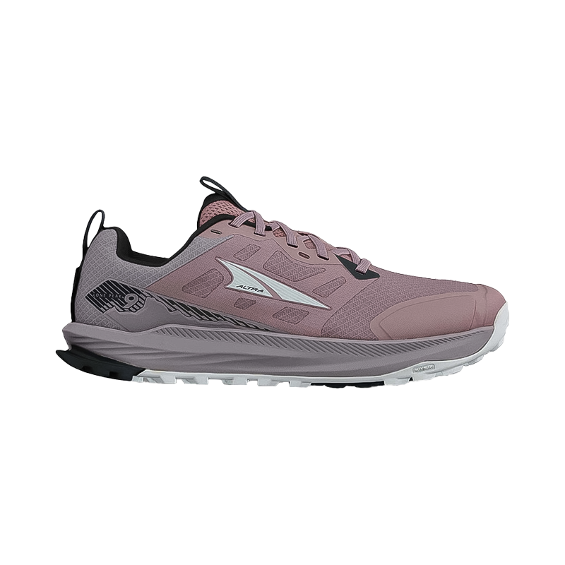 Purple Women's Altra Lone Peak 9: durable, comfortable trail shoe with great grip.