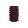 Buff Merino Lightweight Multifunctional Neckwear - Solid Garnet