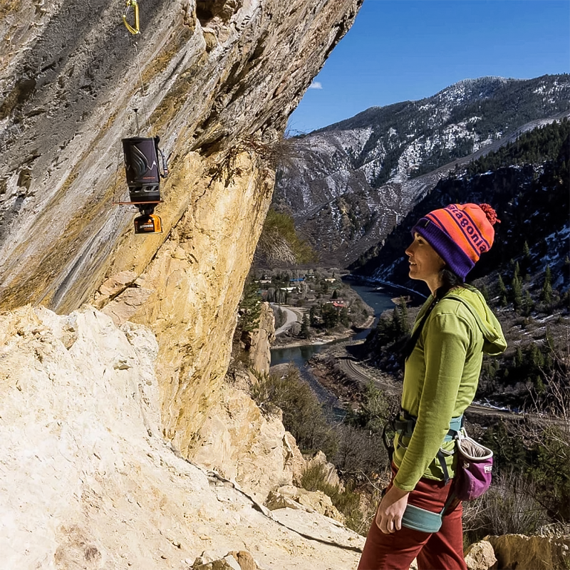 Jetboil Hanging Kit accessory designed to hang Jetboil pots and stoves for convenient outdoor cooking.