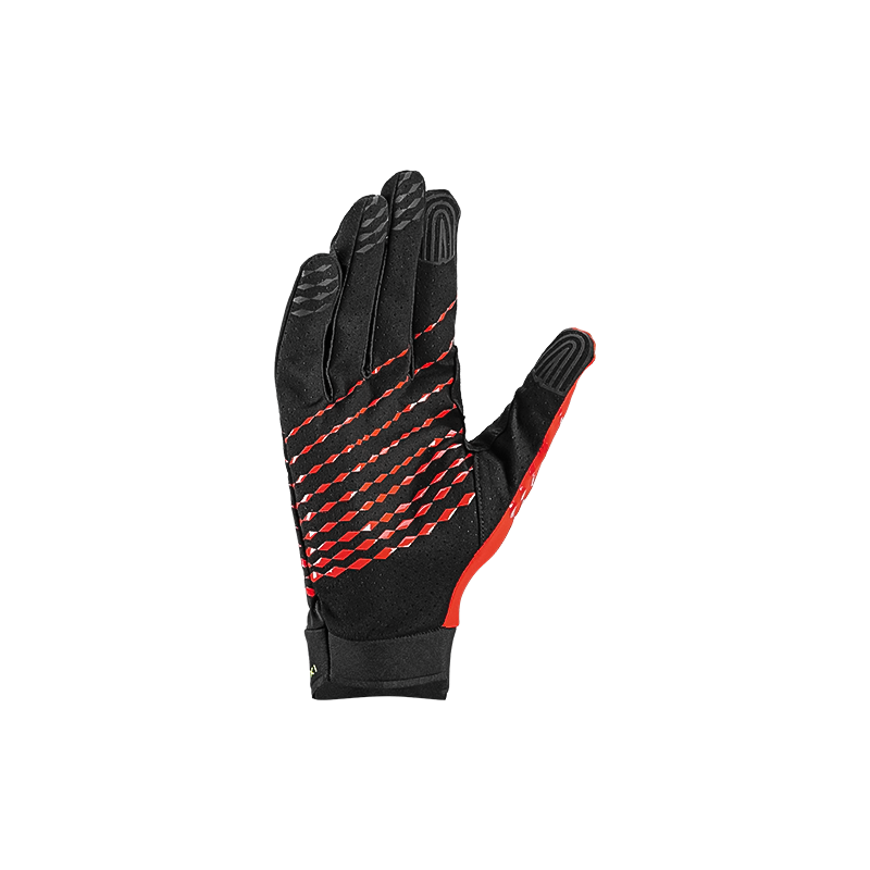 Leki Ultra Trail Breeze Gloves - Black-Red-Neon Yellow