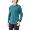 MontBell Women's Merino Wool Plus Light Hoodie - Blue Green 23