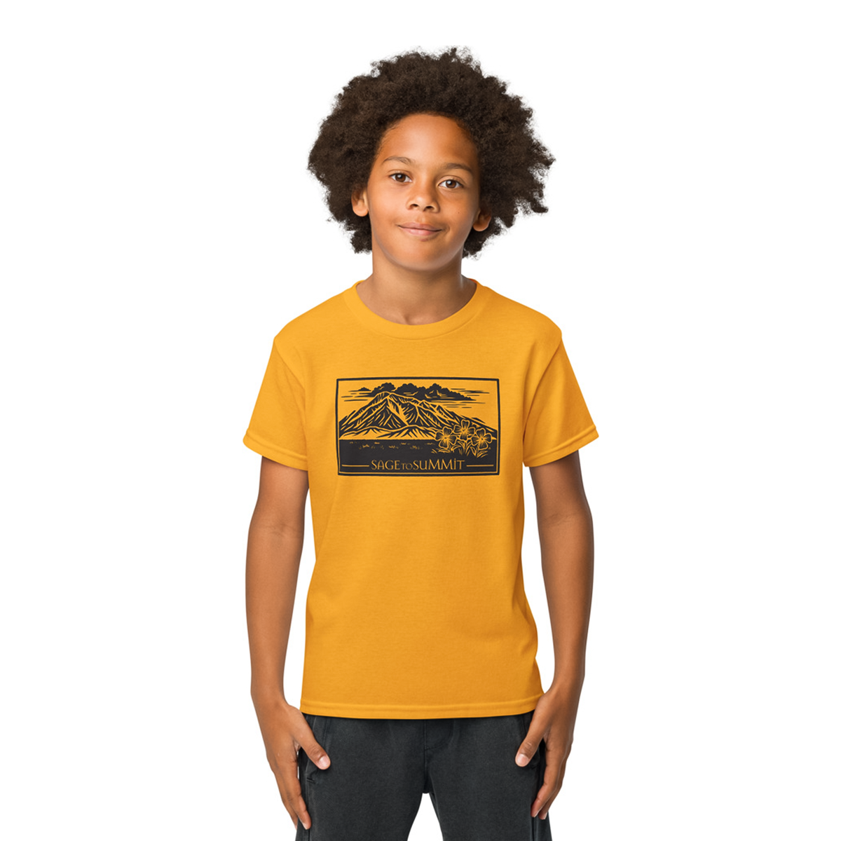 Sage to Summit Mt. Tom Youth Short Sleeve T-Shirt