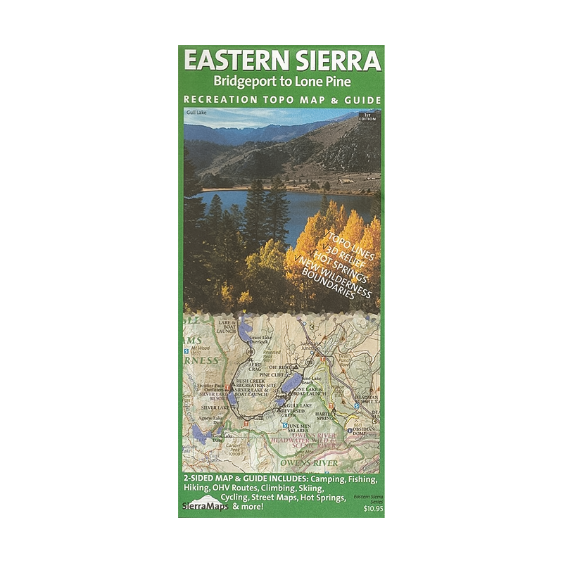 Sierra Maps Eastern Sierra Recreation Map