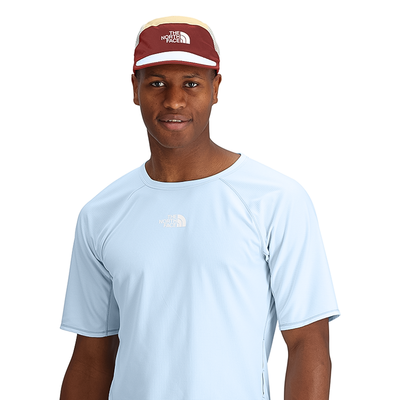 The North Face Summer Light Run Hat - Iron Red/Gravel/Barely Blue