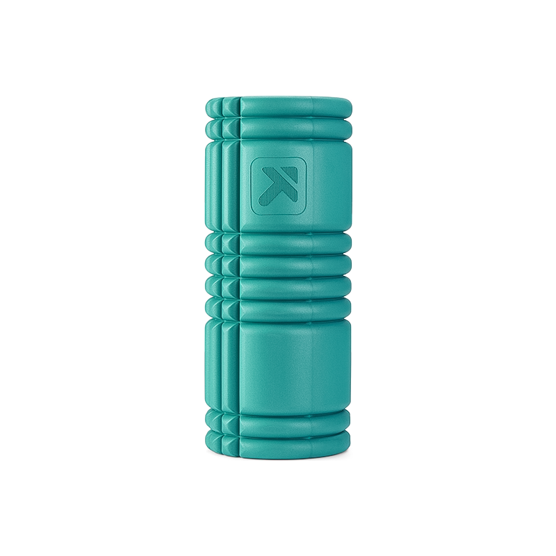Teal GRID® Foam Roller for muscle recovery with a multi-density foam surface for pain relief and mobility.