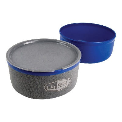 GSI Outdoors Grey Cup and Blue Mug