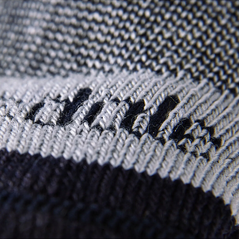 Bridgedale Men's Lightweight Merino Performance 3/4 Crew Socks - Silver/Navy