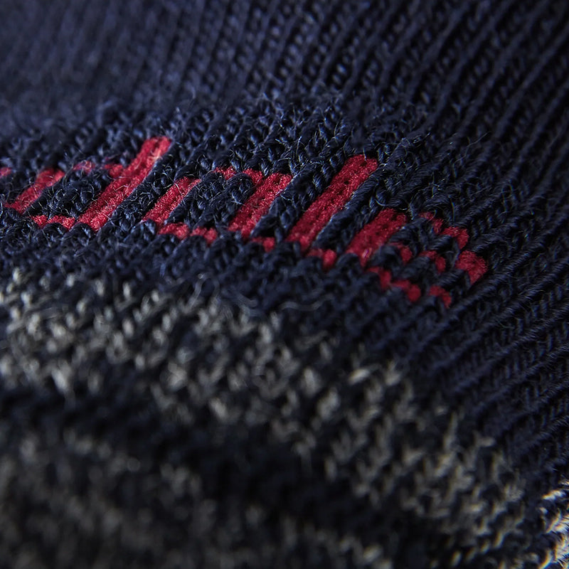 Bridgedale Men's Lightweight Merino Performance Boot Socks - Navy/Grey