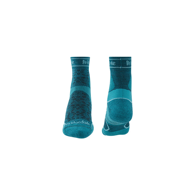 Bridgedale Women's Lightweight T2 Merino Sport 3/4 Crew Socks - Teal