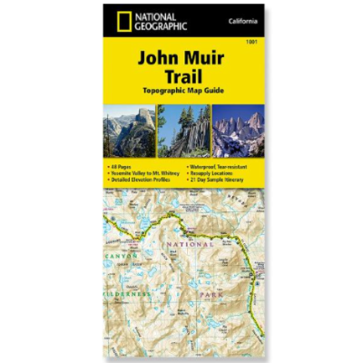 John Muir Trail Topographic Map Guide