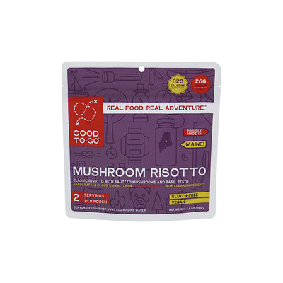 Good To-Go Backpacking Meals (Double) - Mushroom Risotto