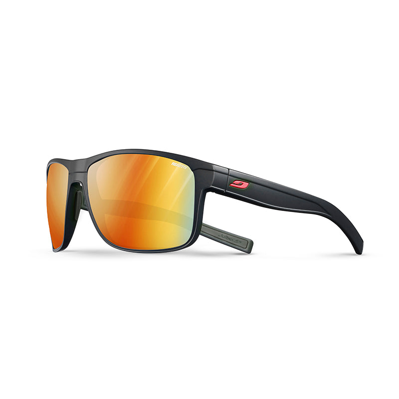 Julbo Renegade Sunglasses with REACTIV 1-3 Light Amplifier Lens - Black/Red
