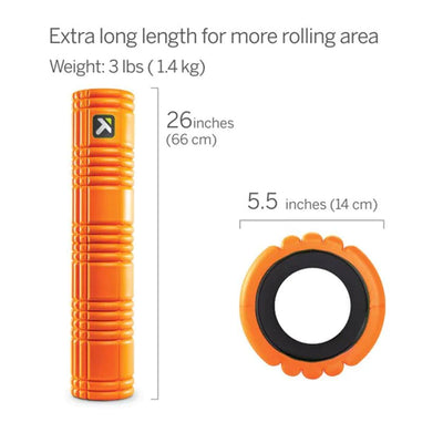 The Grid 2.0 Foam Roller - Orange