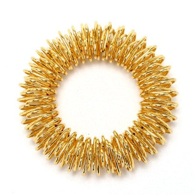 Finger Massage Ring Gold