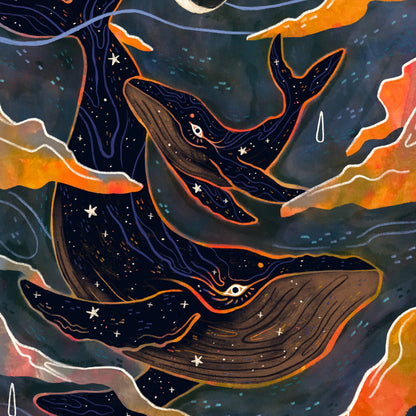 Whale Song 8x10 Nature Wilderness Art Print