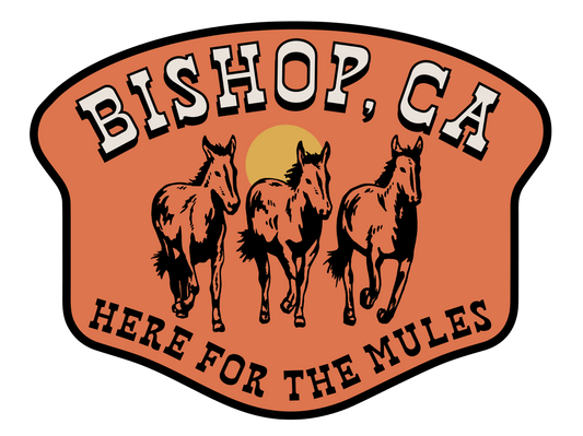 Bishop Mule Days Mule Trio Sticker