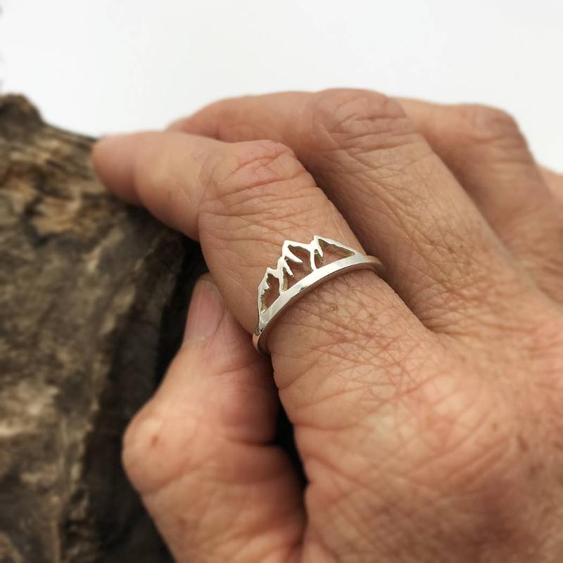 Openwork Mountain Ring