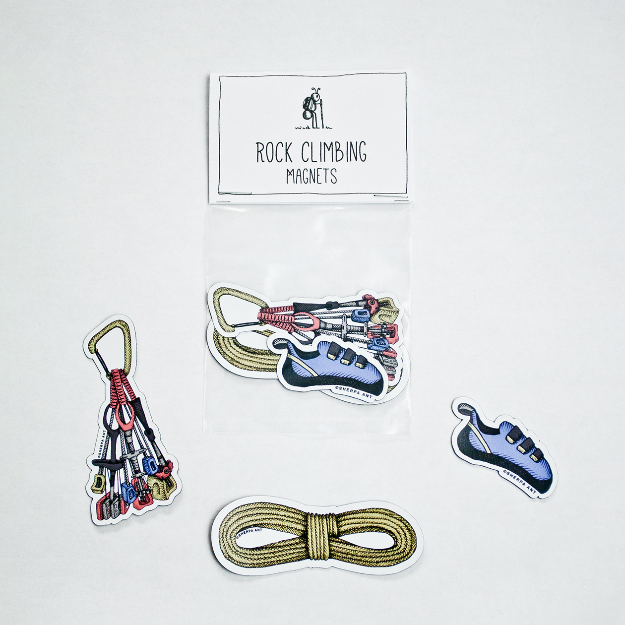 Sherpa Ant Rock Climbing Magnets