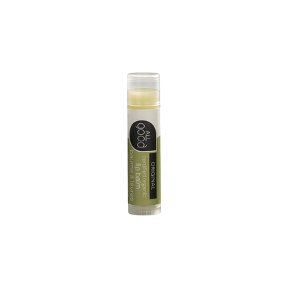 All Good organic original Lips SPF15 lip balm offers sun protection and moisture with organic ingredients.