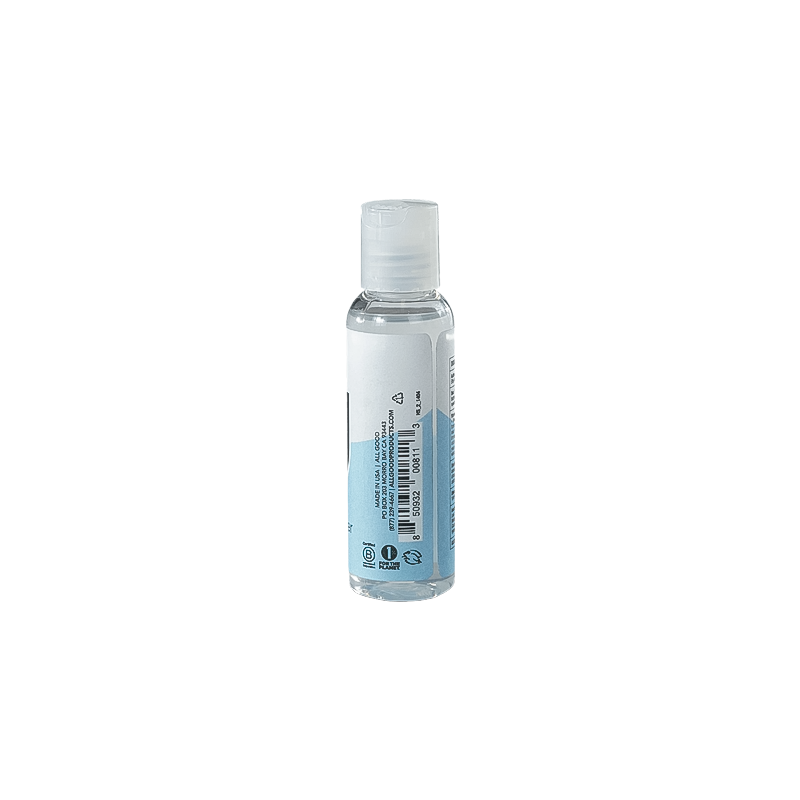 All Good Unscented Hand Sanitizer Gel (2 oz) on a white background, kills 99.9% of germs while moisturizing skin.