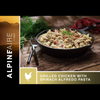 AlpineAire Backpacking Meals - Grilled Chicken with Spinach Alfredo