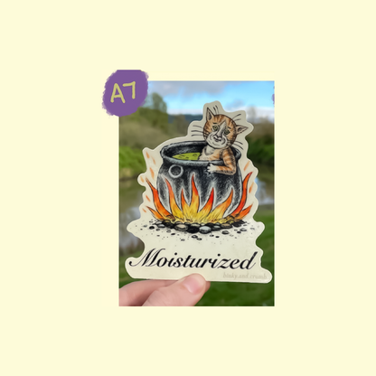 Binky and Crumb Moist Sticker