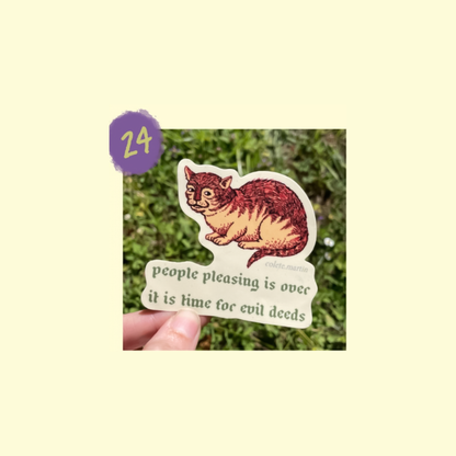 Binky and Crumb People Pleasing Sticker