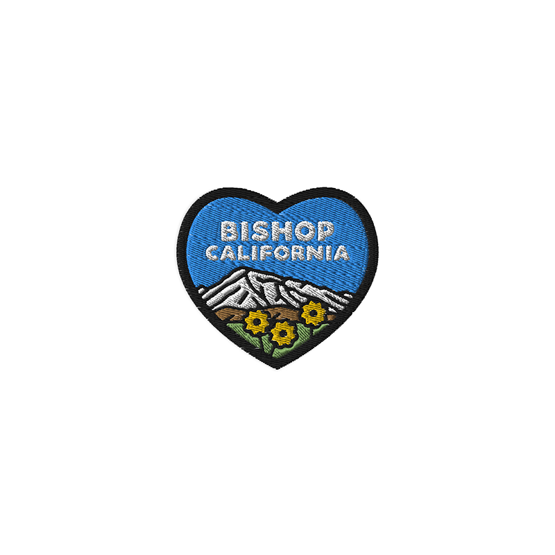 Bishop California Flower Heart Patch
