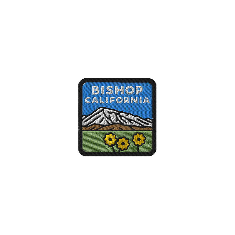 Bishop California Flower Square Patch
