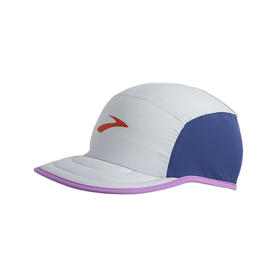 Brooks Lightweight Packable Hat - Lt Slate/Aegean/Bright Purple