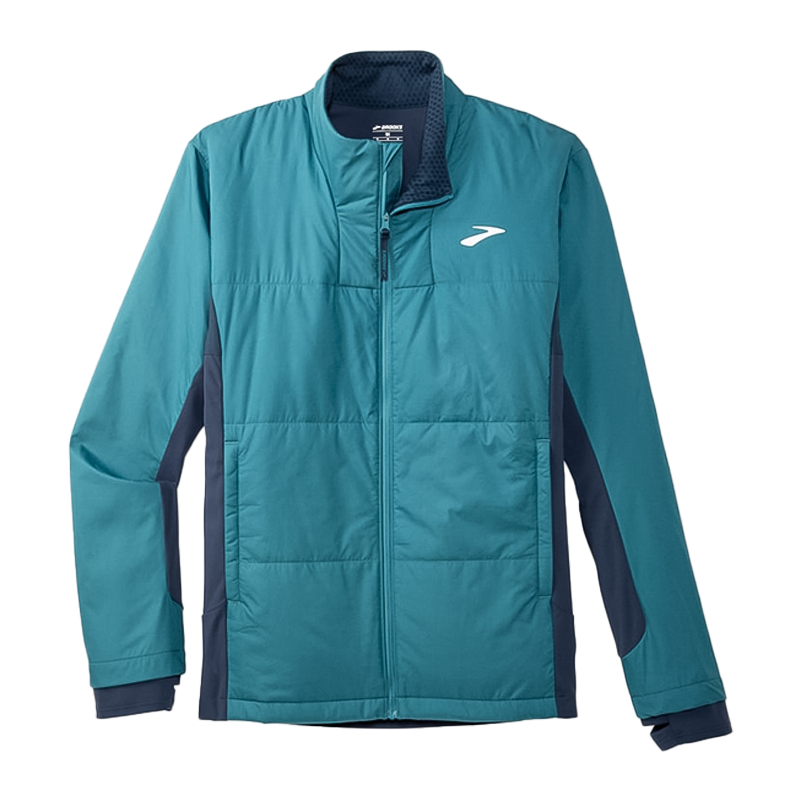 Brooks Men's Shield Hybrid Jacket 3.0 - Storm Blue/Blue Slate