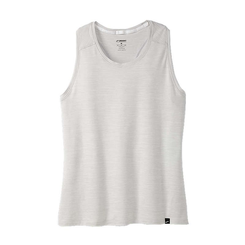 Brooks Women&#39;s Luxe Tank - Heather Light Ash