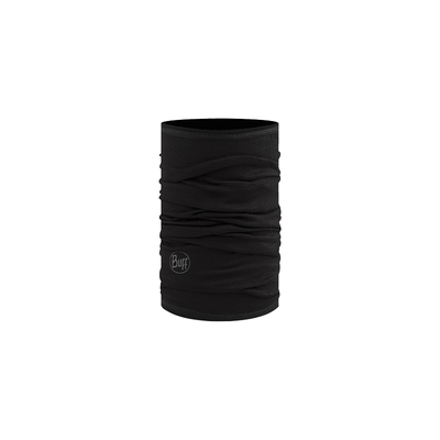 Buff Merino Lightweight Multifunctional Neckwear Kids - Solid Black