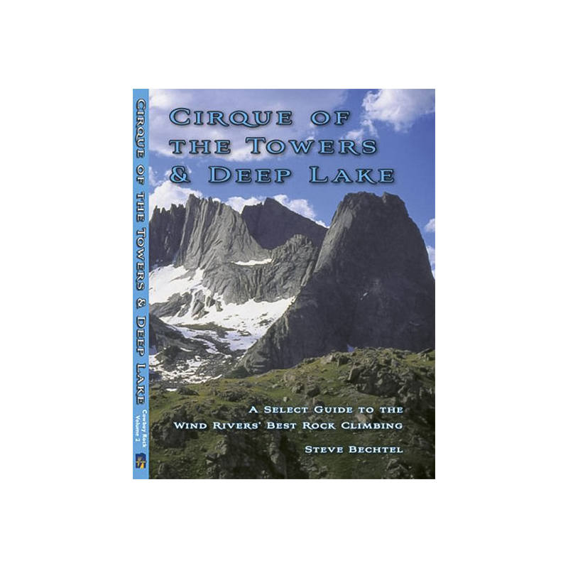 Cirque of the Towers and Deep Lake guidebook with vibrant illustrations and detailed routes for all skill levels.