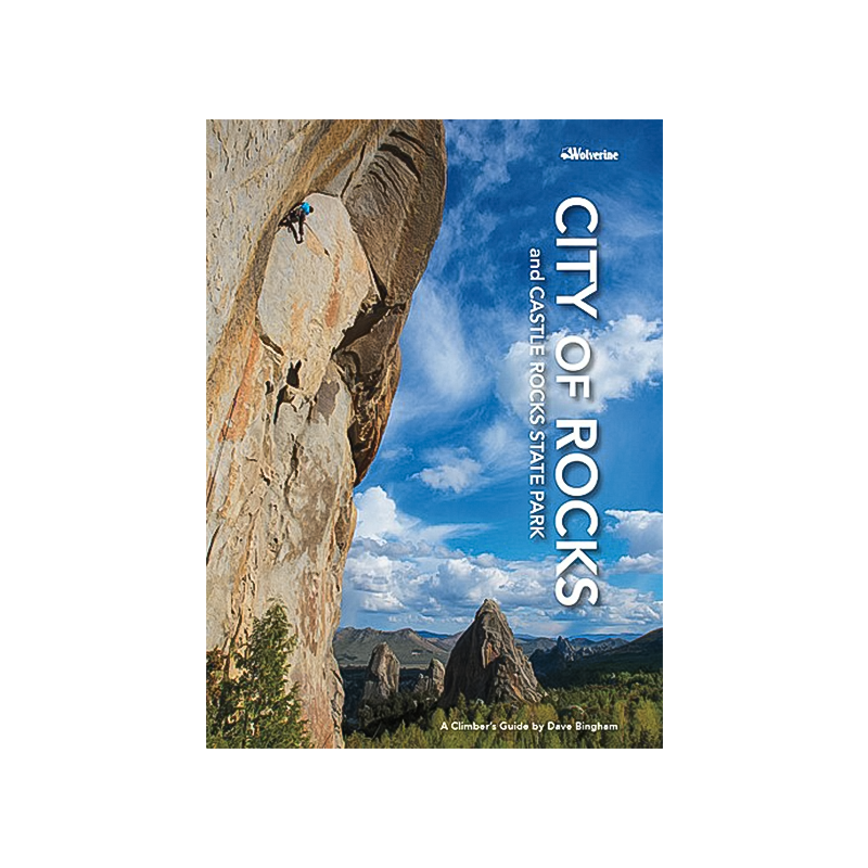 City of Rocks climbing guidebook by Dave Bingham, featuring 1,000+ routes and expert insights since the 1980s.