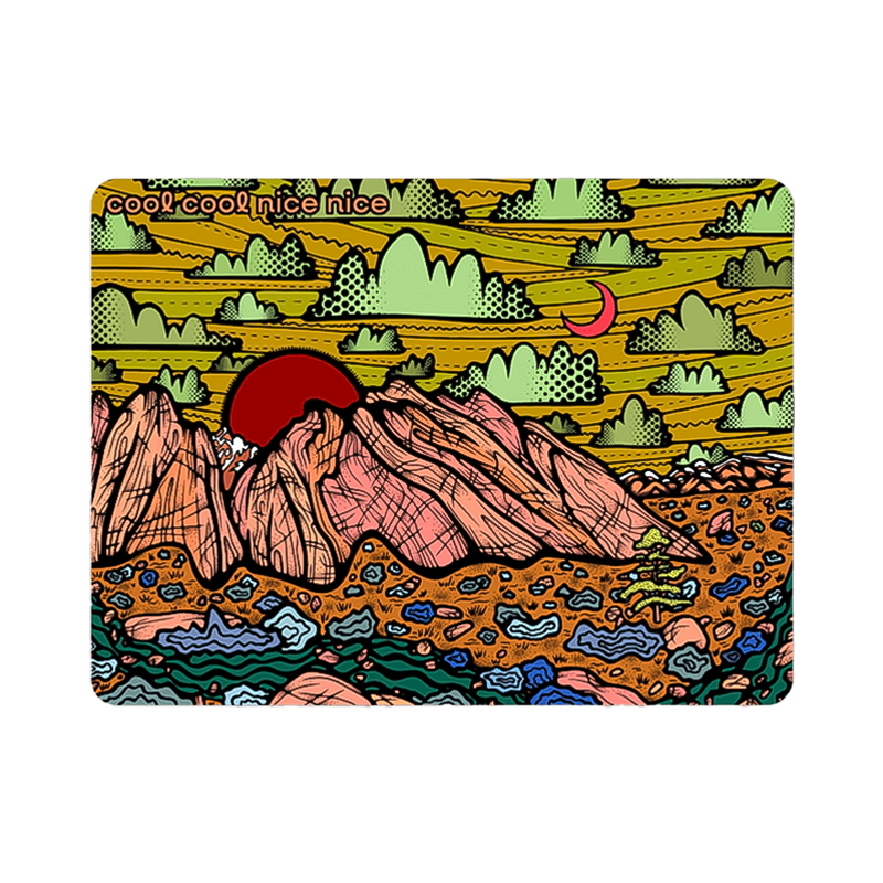 A colorful sticker reflecting the majestic beauty of the Eastern Sierras.