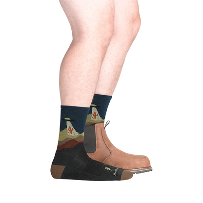 Darn Tough Men's Spaced Out Micro Crew Lightweight Hiking Socks