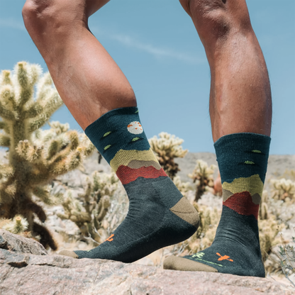 Darn Tough Men's Spaced Out Micro Crew Lightweight Hiking Socks