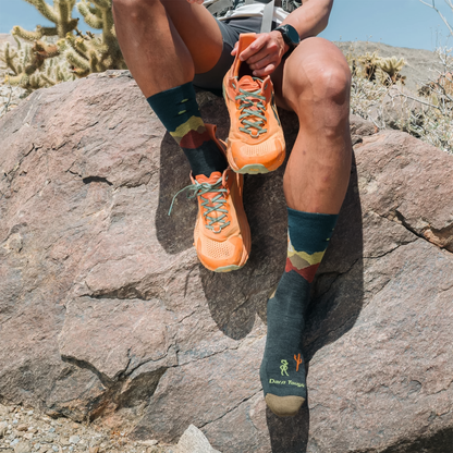 Darn Tough Men's Spaced Out Micro Crew Lightweight Hiking Socks