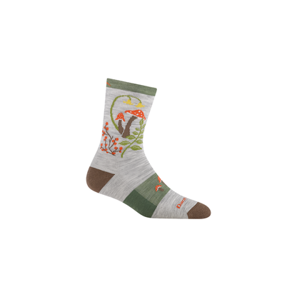 Darn Tough Women's Mellow Mushrooms Micro Crew Lightweight Hiking Socks