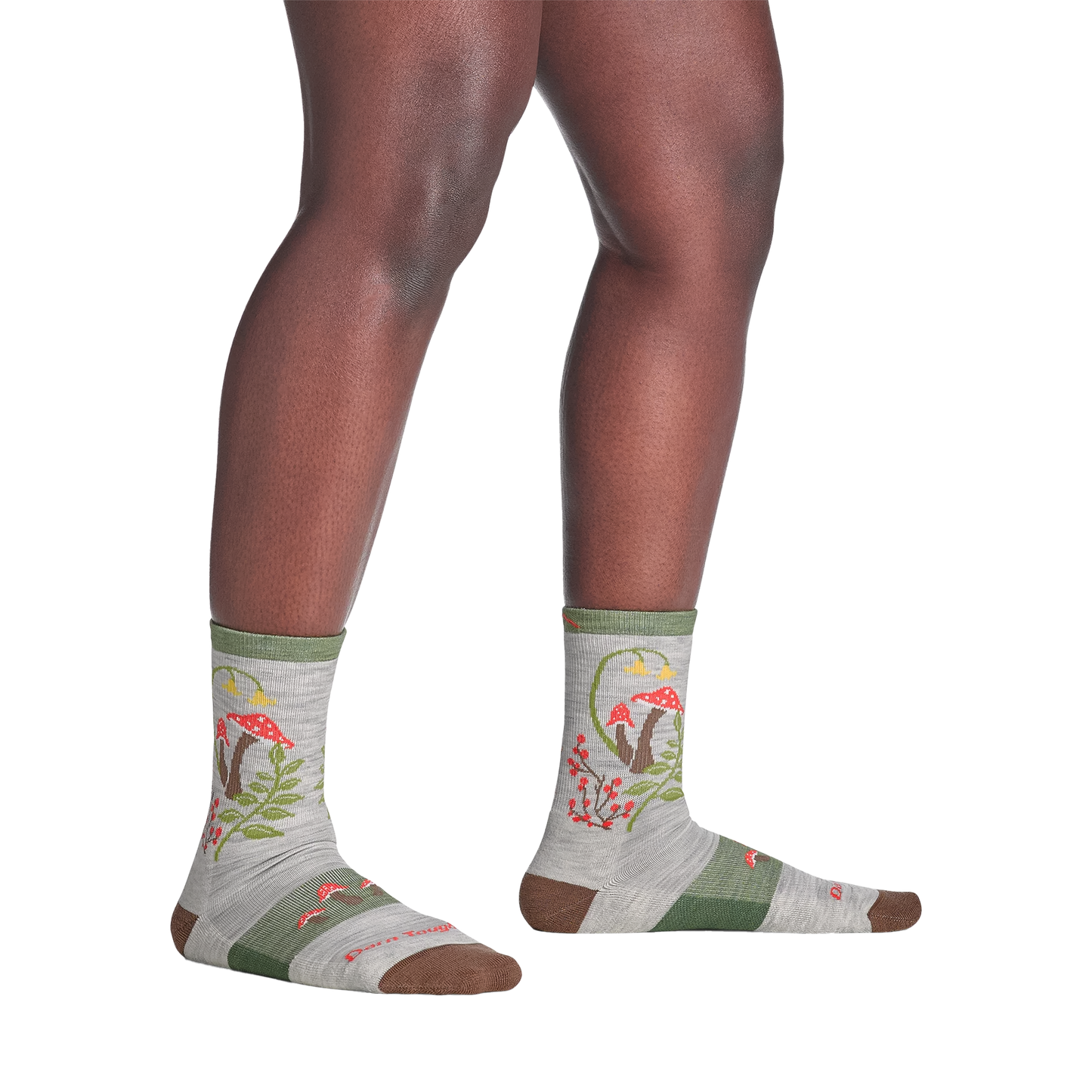 Darn Tough Women's Mellow Mushrooms Micro Crew Lightweight Hiking Socks