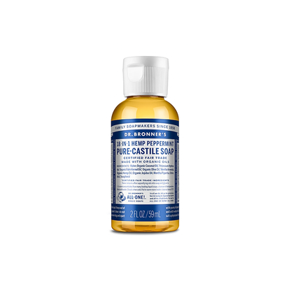 Dr. Bronner’s Pure-Castile Liquid Soap (2oz.) - Peppermint