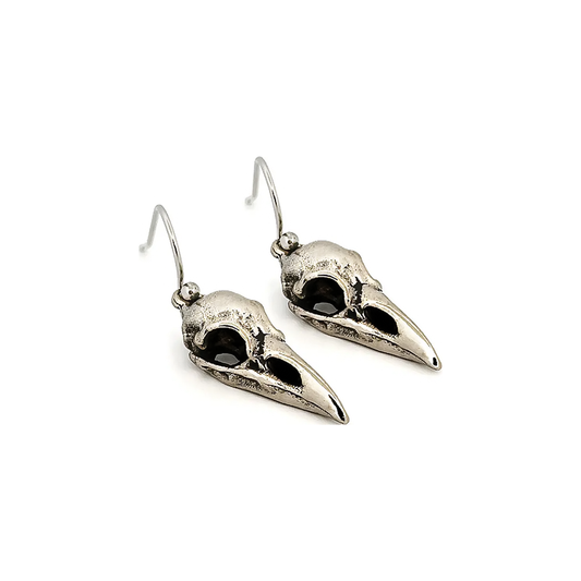 Raven Skull Earrings