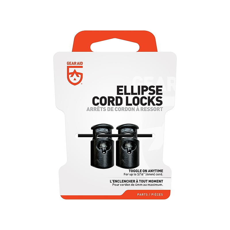 Gear Aid Ellipse Cord Locks - Black