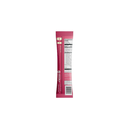 A sachet of Berry Lemonade Gnarly Essential Aminos promoting muscle recovery and hydration.