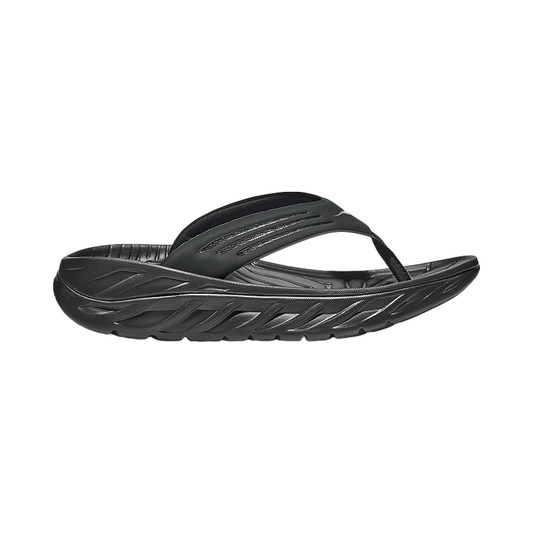 Hoka Men's Ora Recovery Flip - Black/Dark Gull Gray