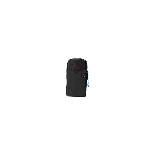 Black Hyperlite Mountain Gear zippered pouch with water-resistant zipper for phones or cameras.