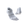 Injinji Run Lightweight No-Show Socks - Gray